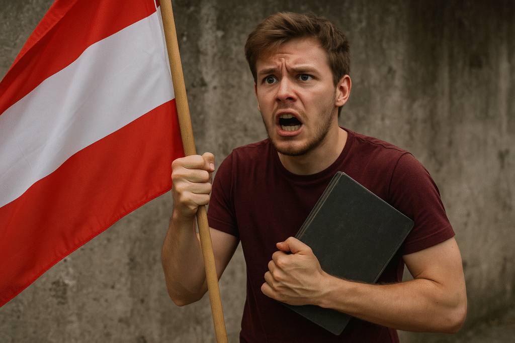 Titelbild zu „Schockierende Wahrheit: Junge Österreicher kämpfen für ihr Eigentum!“