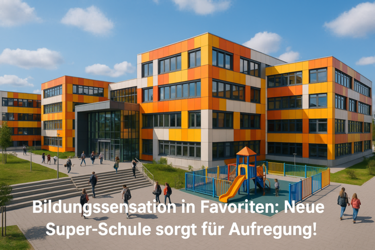 Titelbild zu „Bildungssensation in Favoriten: Neue Super-Schule sorgt für Aufregung!“