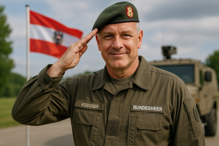 Titelbild zu „Sensation im Bundesheer: Harald Vodosek übernimmt das Kommando!“